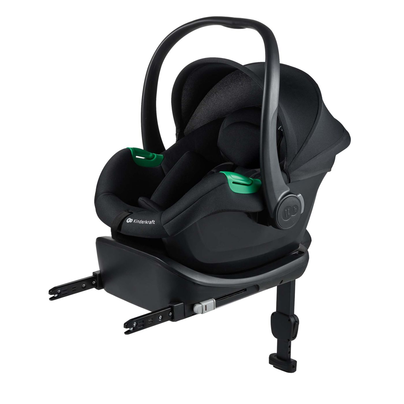 SCOICA AUTO KINDERKRAFT MINK PRO 2 I-SIZE 40-75 CM + BAZA ZESTAW BLACK