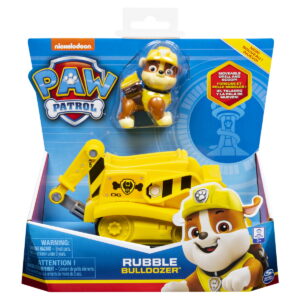 PATRULA CATELUSILOR VEHICULE CU FIGURINA RUBBLE