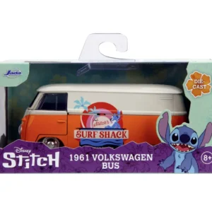 JADA DISNEY STITCH AUTOBUZ METALIC VOLKSWAGEN BUS 1961 SCARA 1 LA 32