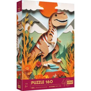 PUZZLE TREFL 160 PAPER ART 3D DINOZAUR