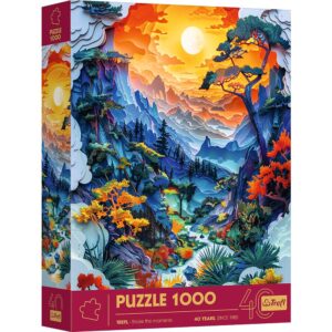 PUZZLE TREFL 1000 EDITIA ANIVERSARA 40 DE ANI 3D DOLINA