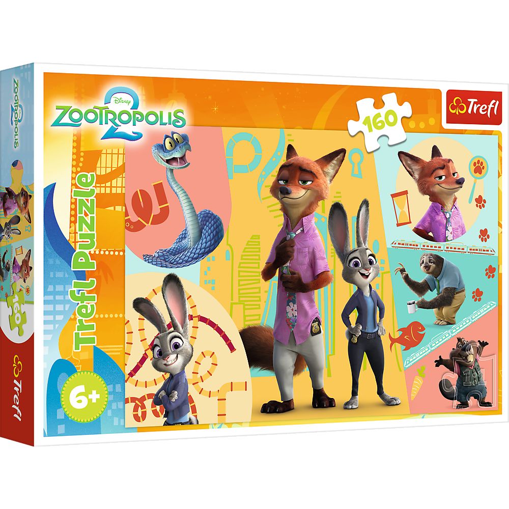 PUZZLE TREFL 160 DISNEY ZOOTROPOLIS IMPREUNA IN ZOOTOPIA