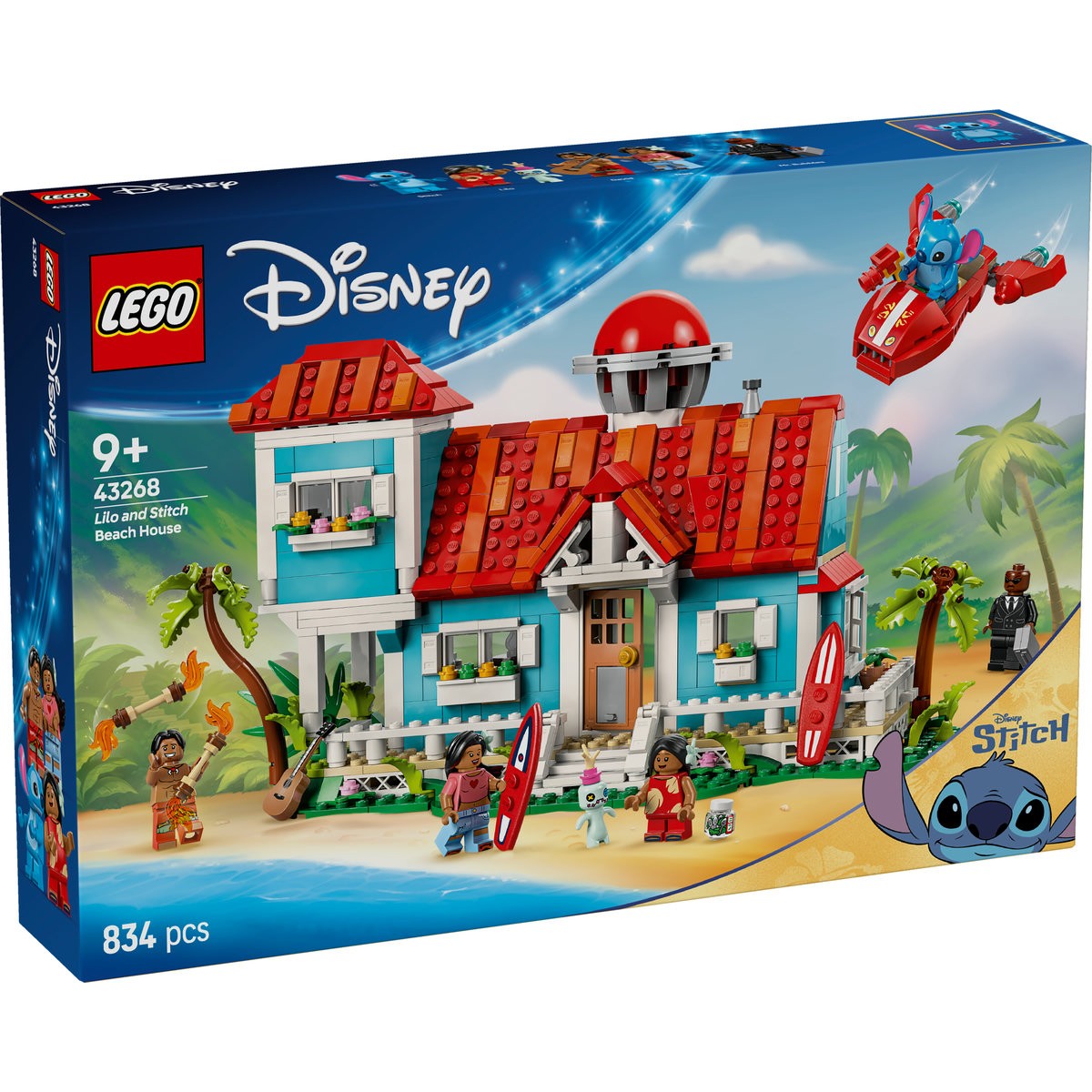 LEGO DISNEY CASA DE PE PLAJA A LUI LILO SI STITCH 43268