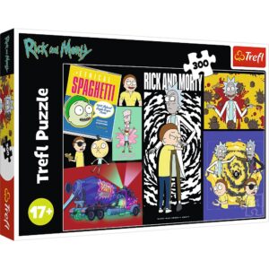 PUZZLE TREFL 300 RICK AND MORTY UN LOC CIUDAT IN GALAXIE