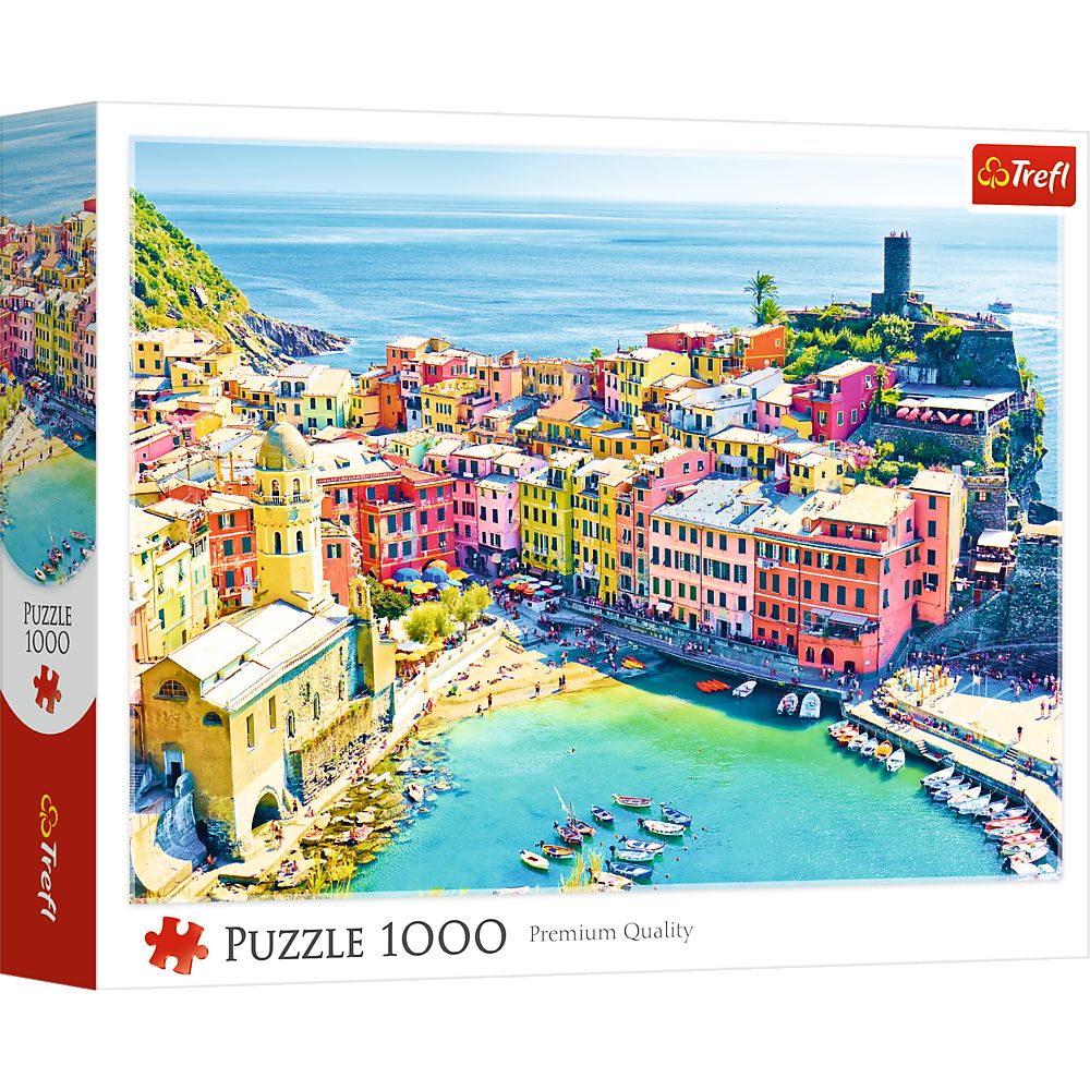 PUZZLE TREFL 1000 ORASUL PITORESC VERNAZZA LIGURIA ITALIA