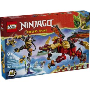 LEGO NINJAGO ROBOTUL DRAGON TRANSFORMATOR AL LUI WYLDFYRE 71868