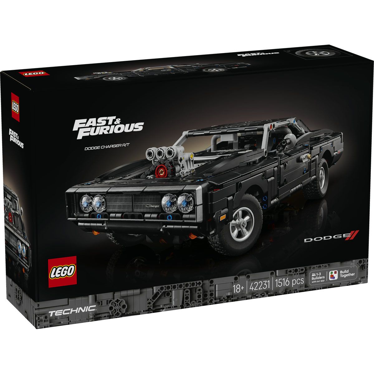 LEGO TECHNIC MASINA DODGE CHARGER R/T DIN FAST AND FURIOUS 42231