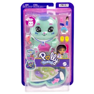 POLLY POCKET SET GENTUTA ANIMALUT PISICUTA MARINAR CU ACCESORII