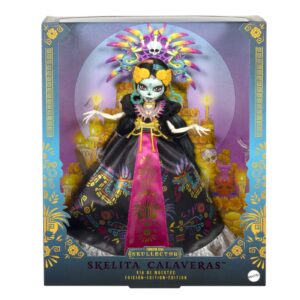MONSTER HIGH SKULLECTOR PAPUSA SKELITA CALAVERAS EDITIA DIA DE MUERTOS