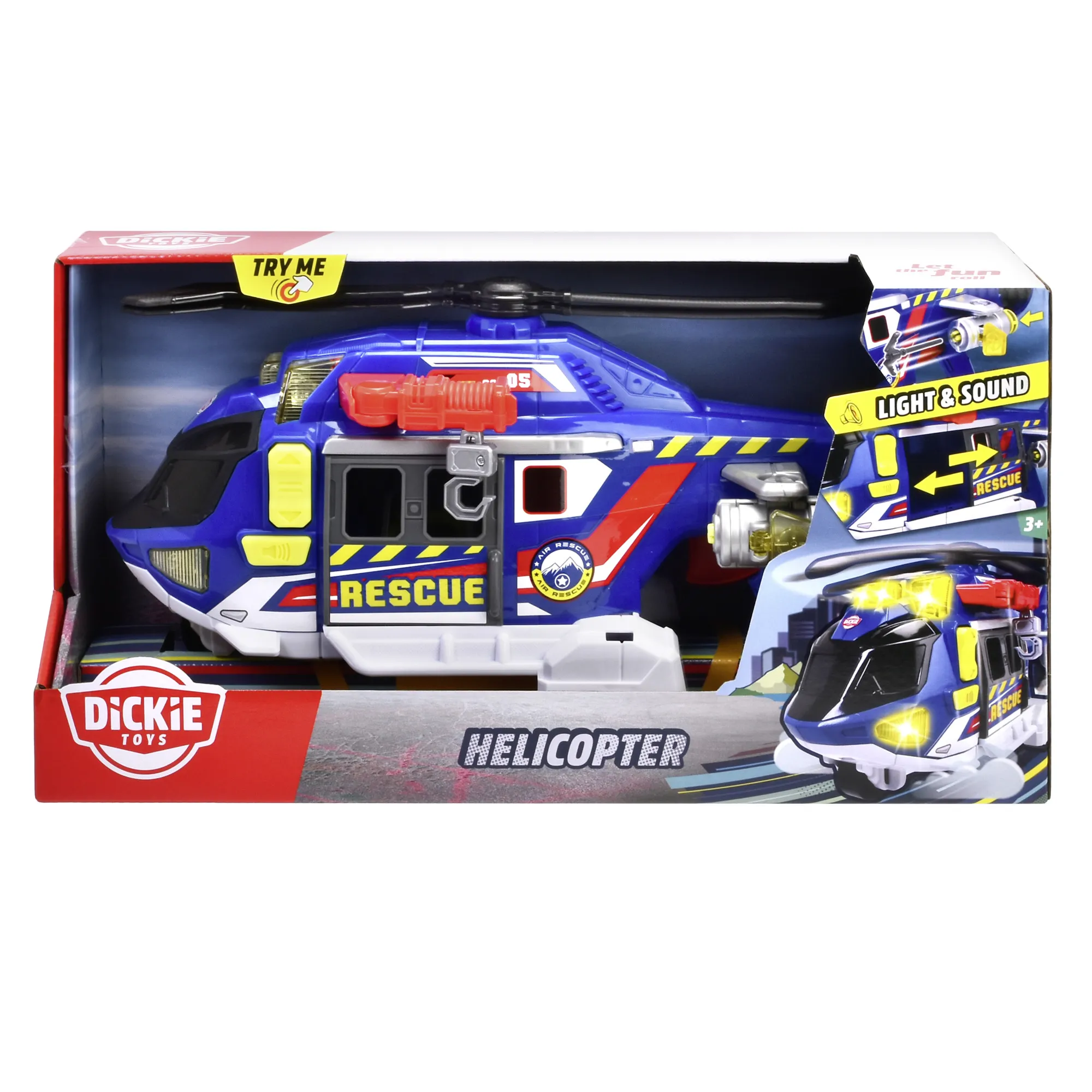 DICKIE TOYS ELICOPTER CU LUMINI SI SUNETE 39CM