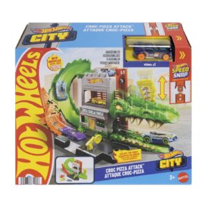 HOT WHEELS CITY PISTA INAMICILOR ATACUL CROC PIZZA
