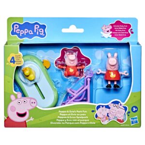 PEPPA PIG SET PEPPA SI EVI IN PARCUL DE DISTRACTII