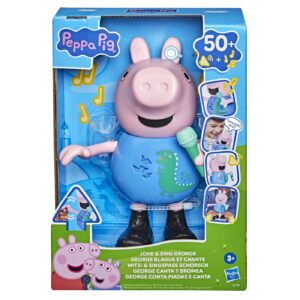 PEPPA PIG FIGURINA GEORGE INTERACTIVA CANTA SI GLUMESTE