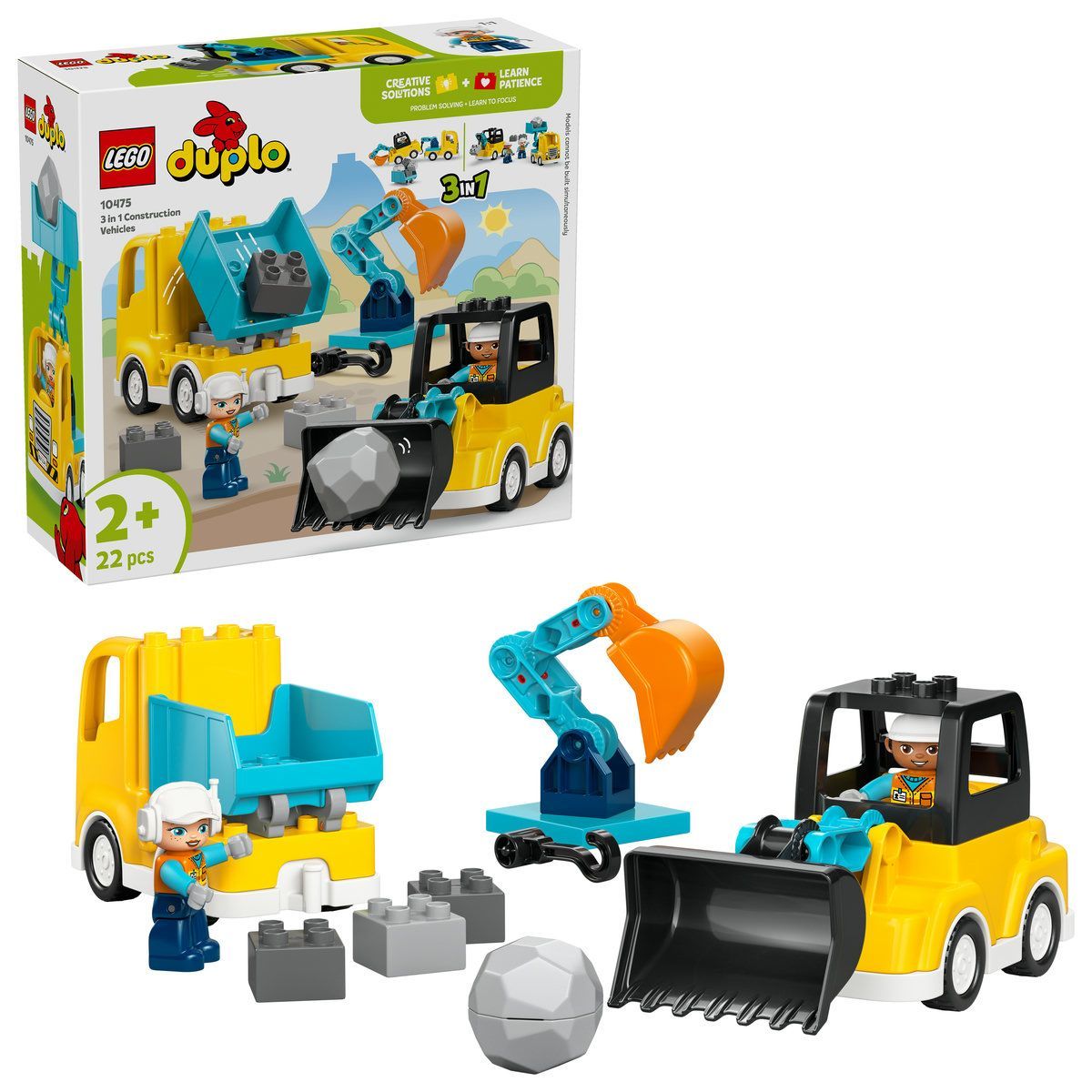 LEGO DUPLO VEHICULE DE CONSTRUCTII 3 IN 1 10475