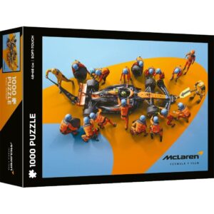 PUZZLE TREFL 1000 SOFT TOUCH FORMULA1 MCLAREN CEA MAI RAPIDA OPRIRE LA BOXE INREGISTRATA IN RECORD MONDIAL