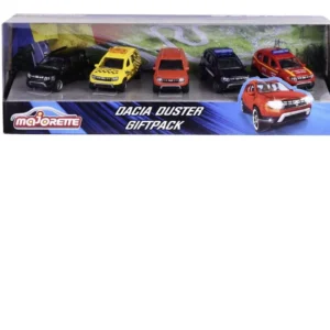 MAJORETTE DACIA DUSTER SET 5 MASINUTE SCARA 1:64