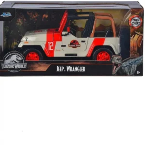 MASINUTA METALICA JURASSIC WORLD 1992 JEEP WRANGLER 1:24