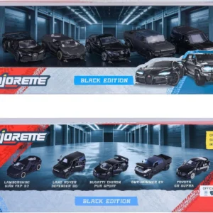 MAJORETTE SET 5 MASINUTE METALICE BLACK EDITION