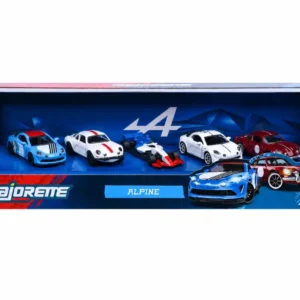 MAJORETTE SET 5 MASINUTE METALICE ALPINE SCARA 1 LA 64