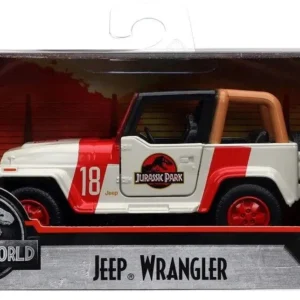 JURASSIC WORLD MASINUTA METALICA JEEP WRANGLER SCARA 1 LA 32