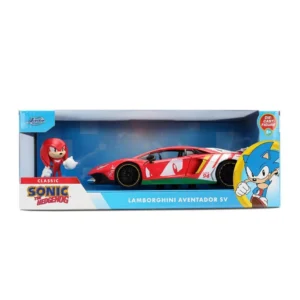 JADA SONIC ARICIUL SET FIGURINA SONIC SI MASINUTA METALICA LAMBORGHINI AVENTADOR SV SCARA 1 LA 24