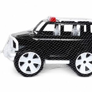MASINA JEEP OFF ROADER NEGRU ALB 32CM