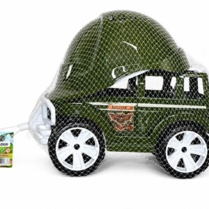 MASINA JEEP OFF ROADER CU CASCA MILITAR 32CM