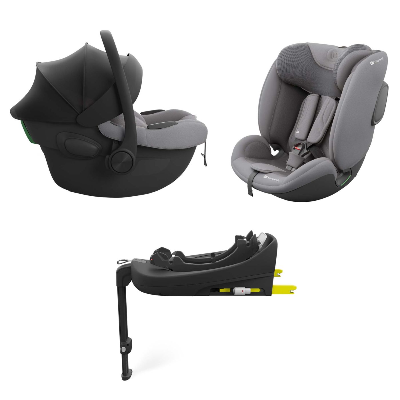 SISTEM MODULAR AUTO KINDERKRAFT ENDURA SAFE, GREY