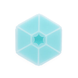 CUTIE SNACK HEXAGON SNACKLE 6 COMPARTMENTE, MELII, BLUE