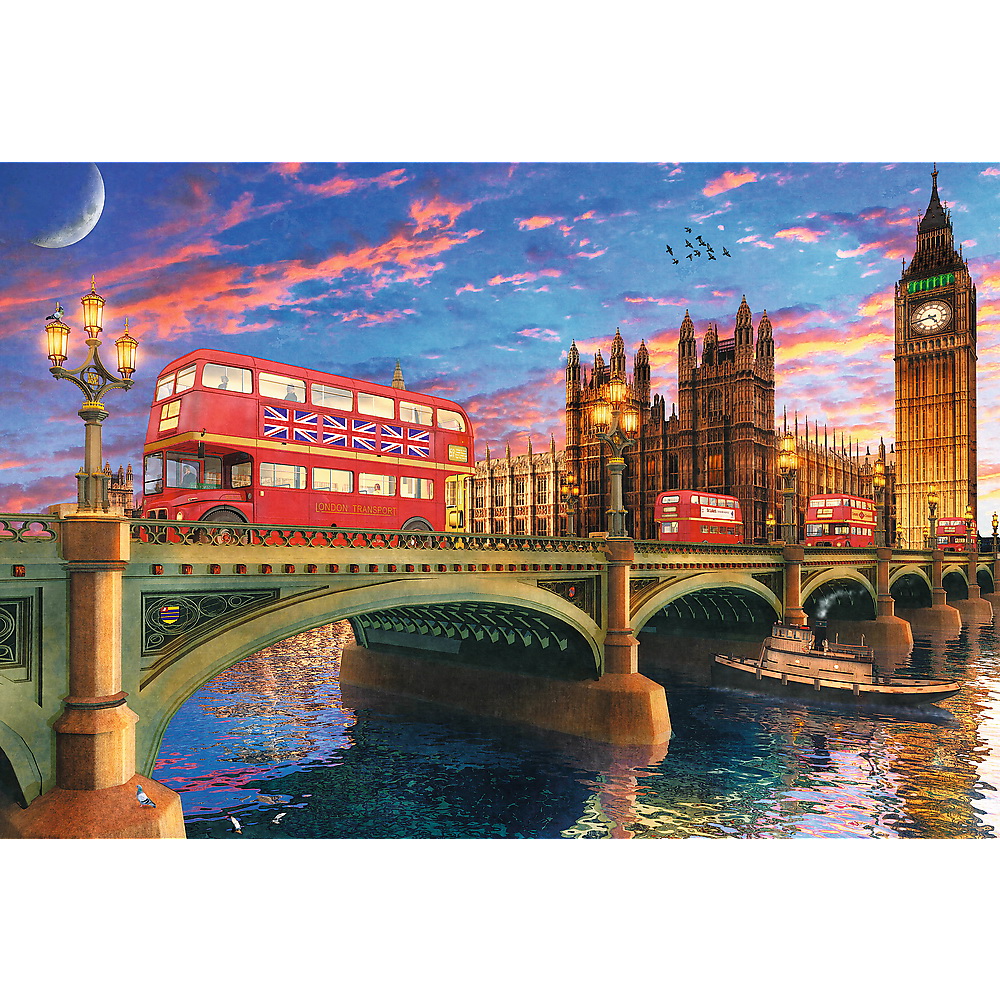 PUZZLE TREFL DIN LEMN 500+1 OBICTIVELE TURISTICE DIN LONDRA - imagine 2