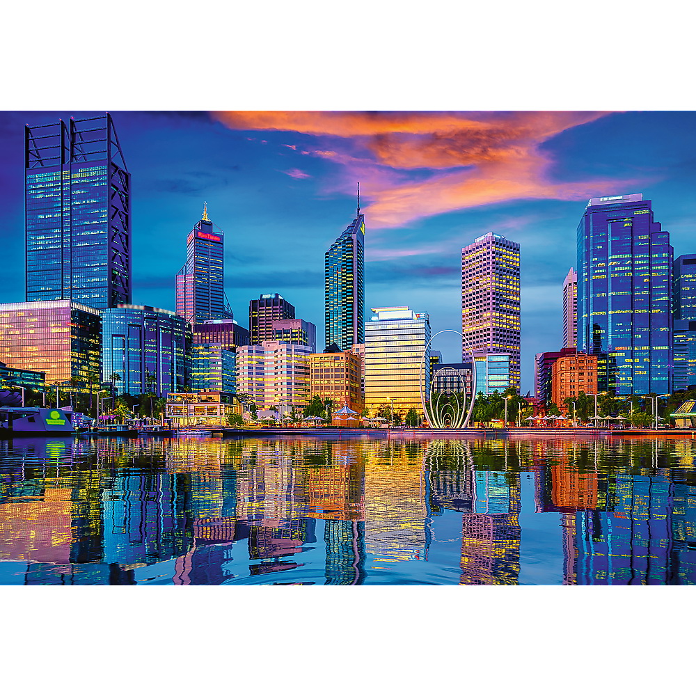 PUZZLE TREFL UFT 1500 REFLEXIA ORASULUI - imagine 2