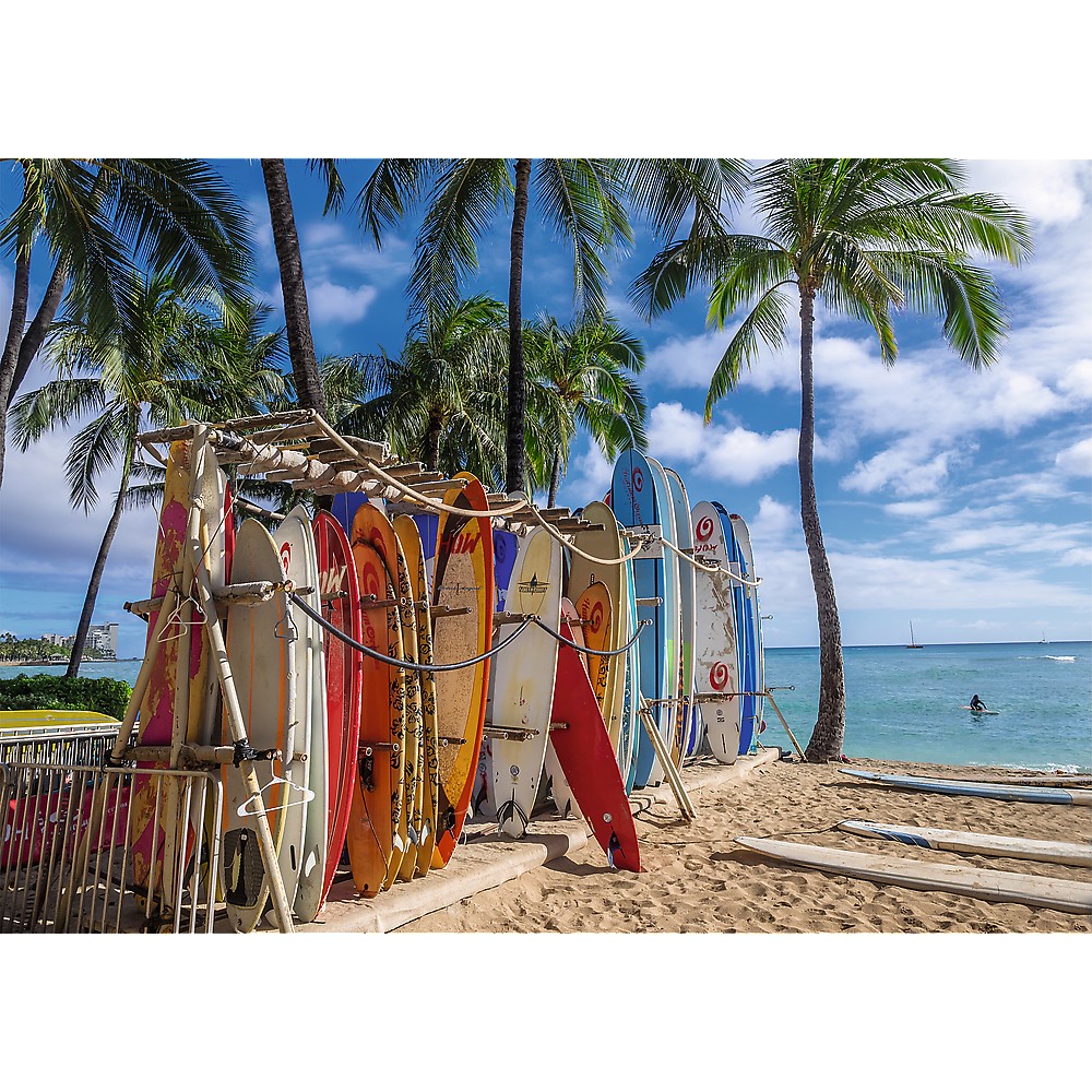 PUZZLE TREFL 1000 PLAJA WAIKIKI - imagine 2