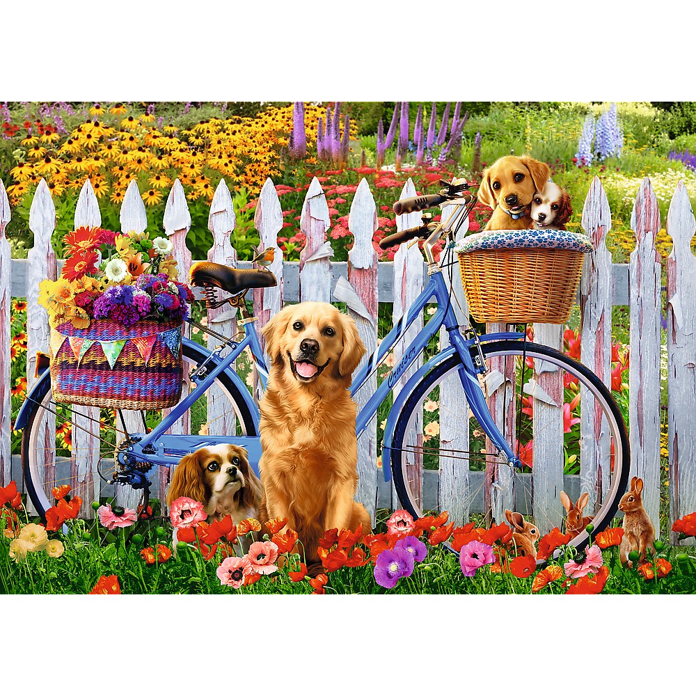 PUZZLE TREFL 500 AVENTURA CATELUSILOR - imagine 2