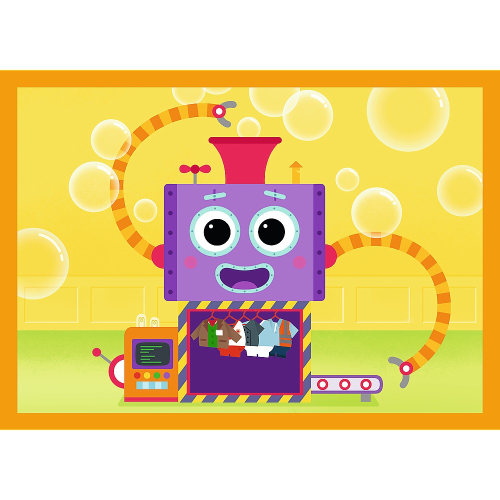 PUZZLE TREFL 4IN1 PLANETA MILO INTALNIRE CU MILO SI PRIETENII - imagine 2
