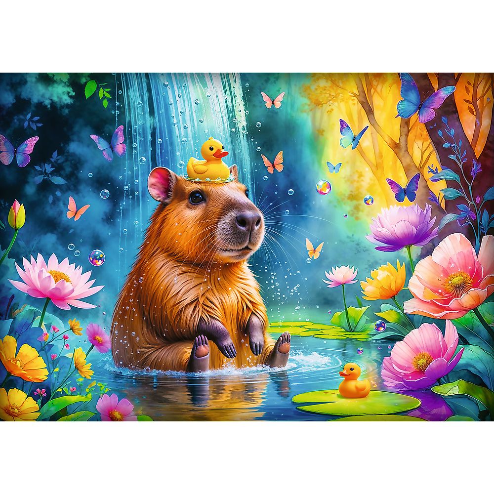 PUZZLE TREFL 1000 CAPYBARA - imagine 2
