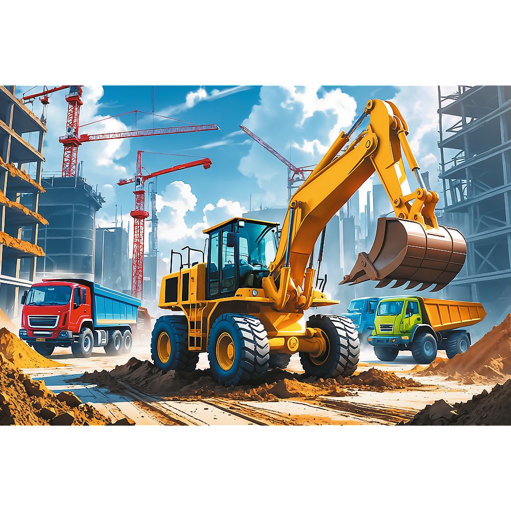 PUZZLE TREFL 60 EXCAVATOR - imagine 2
