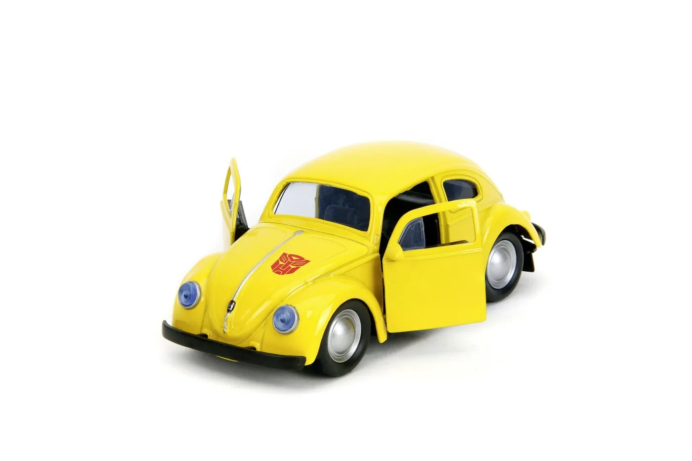 JADA TRANSFORMERS MASINUTA METALICA BUMBLEBEE VOLKSWAGEN BEETLE SCARA 1:32 - imagine 2