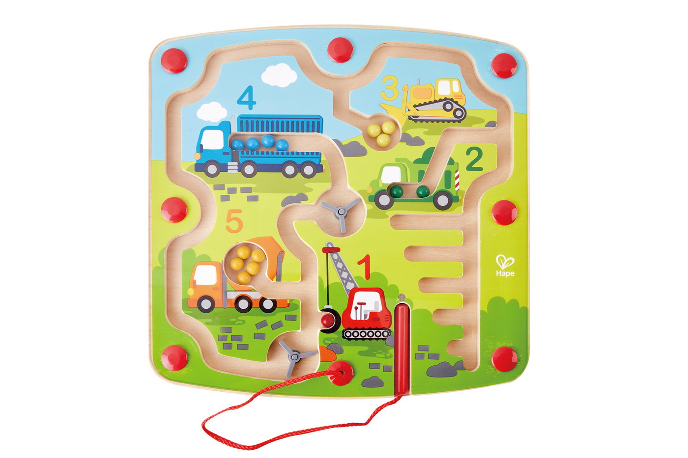 HAPE LABIRINT MAGNETIC CONSTRUCTII SI NUMERE - imagine 2