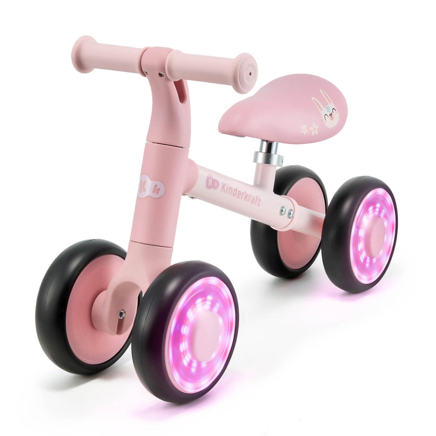 BICICLETA ECHILIBRU CUTIE FLASH, PINK - imagine 2