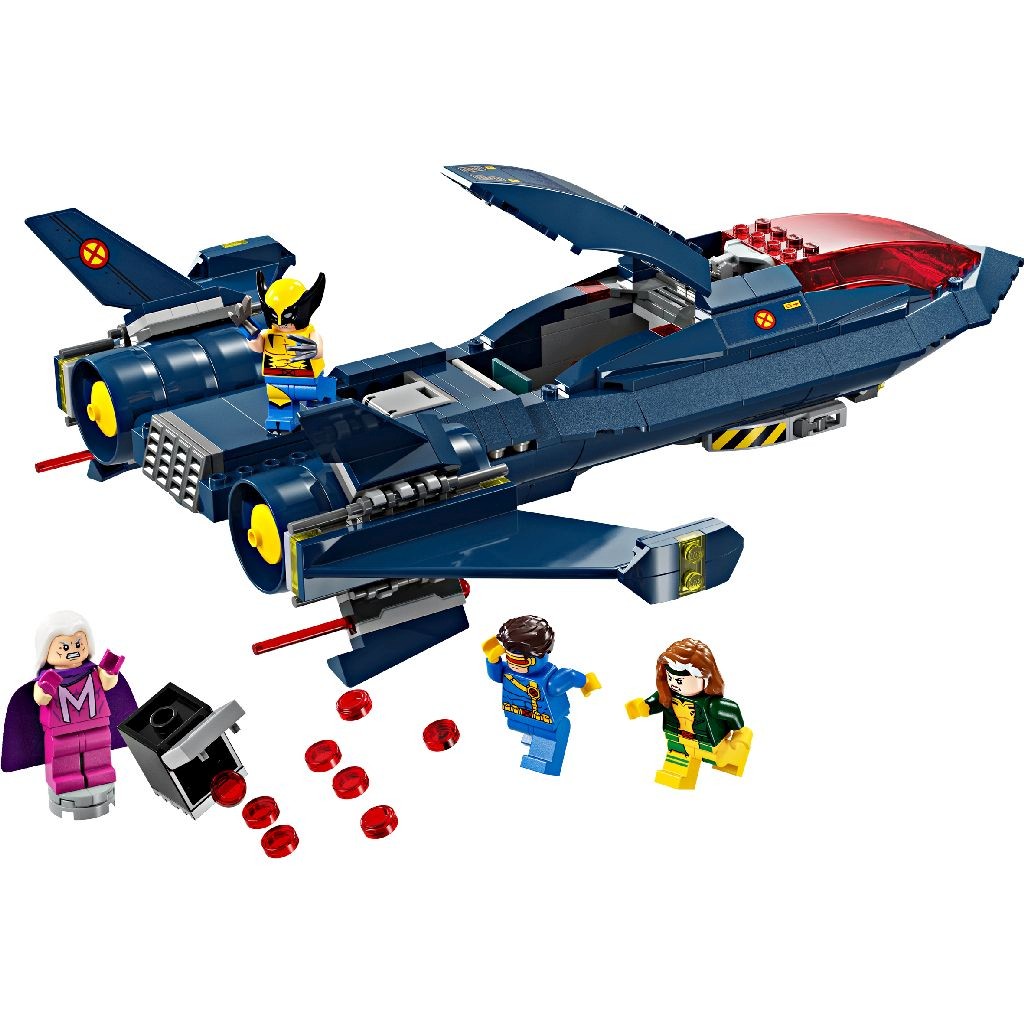 LEGO MARVEL SUPER HEROES AVIONUL X JET AL X MEN 76281 - imagine 2