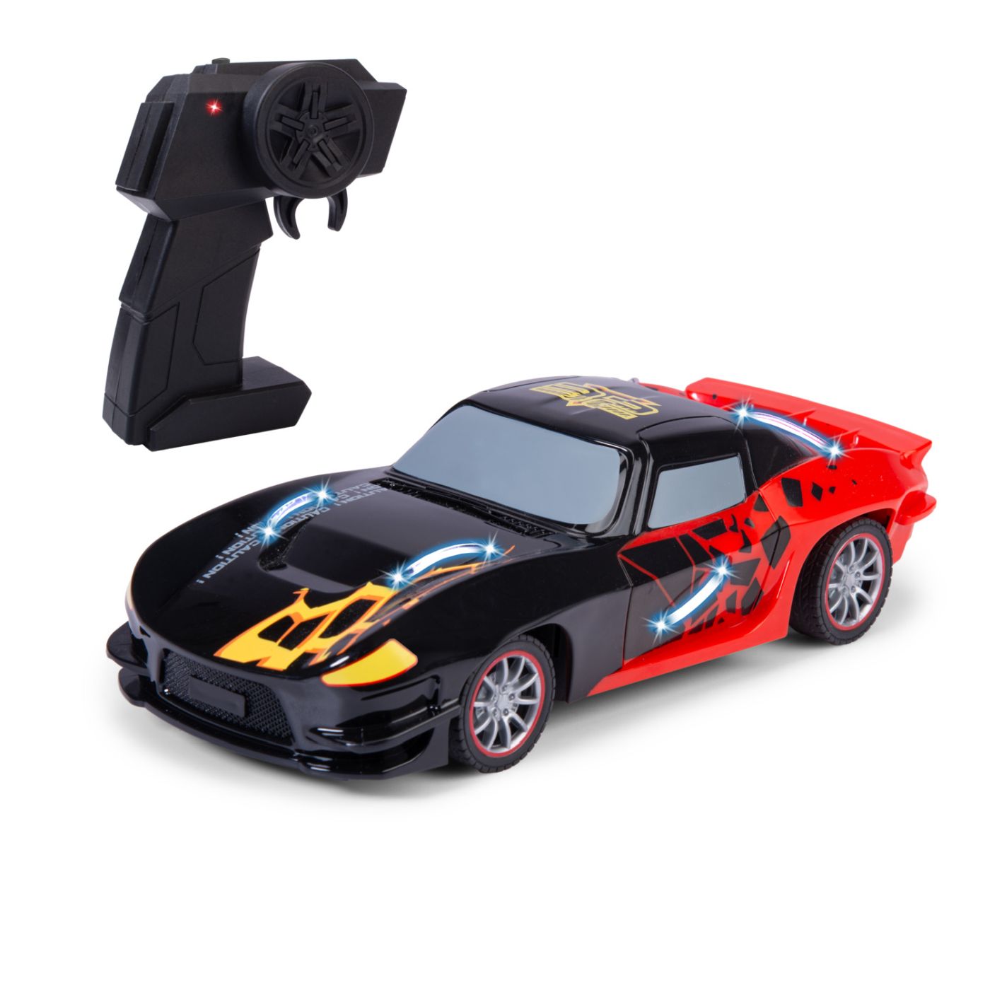 DICKIE TOYS MASINUTA NIGHT PHANTOM RC CU TELECOMANDA 2.4GHz SCARA 1 LA 18 - imagine 2