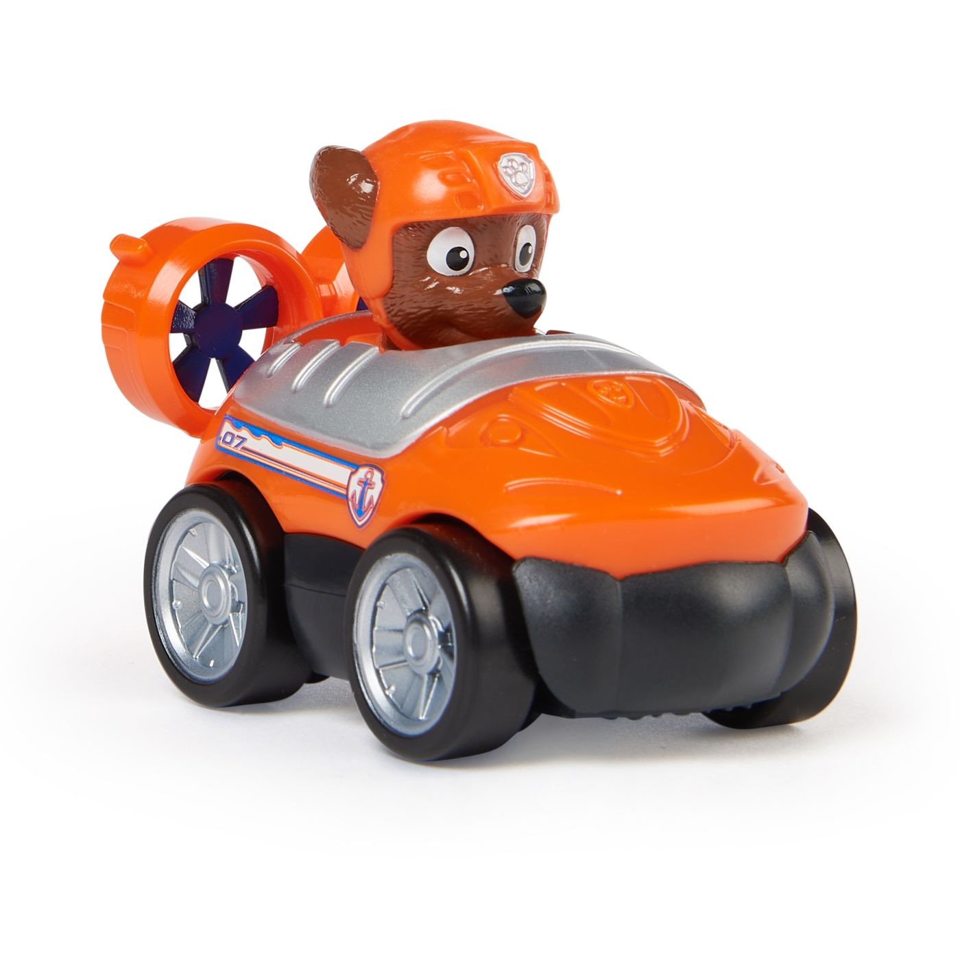 PATRULA CATELUSILOR PUP SQUAD RACERS VEHICUL CU FIGURINA ZUMA - imagine 2