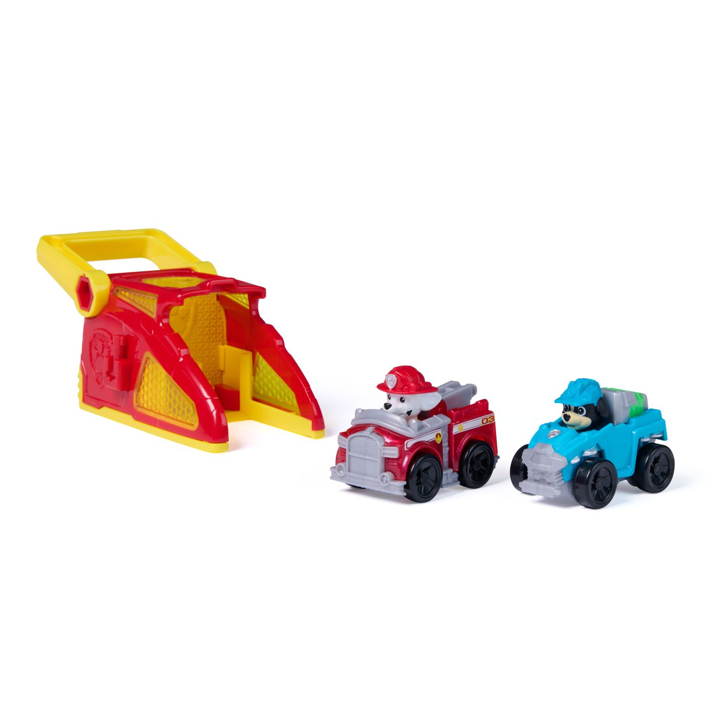 PATRULA CATELUSILOR SET FIGURINA MARSHALL SI VEHICUL CU LANSATOR - imagine 2