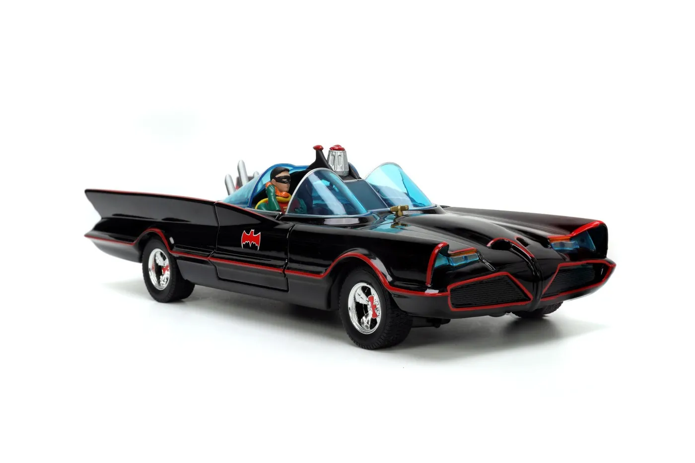 JADA BATMAN SET MASINUTA METALICA BATMOBILE 1:24 SI 4 FIGURINE - imagine 4
