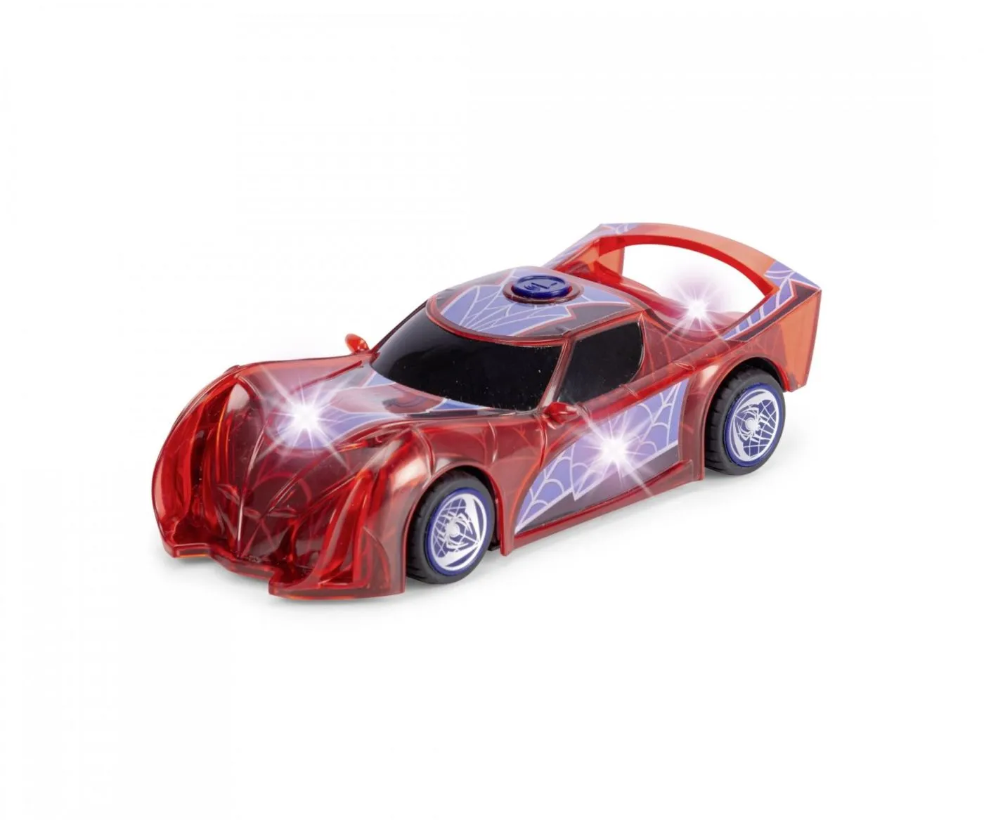 JADA MARVEL MASINUTA LIGHT HERO SPIDER MAN CU SUNETE SI LUMINI SCARA 1:32 - imagine 2