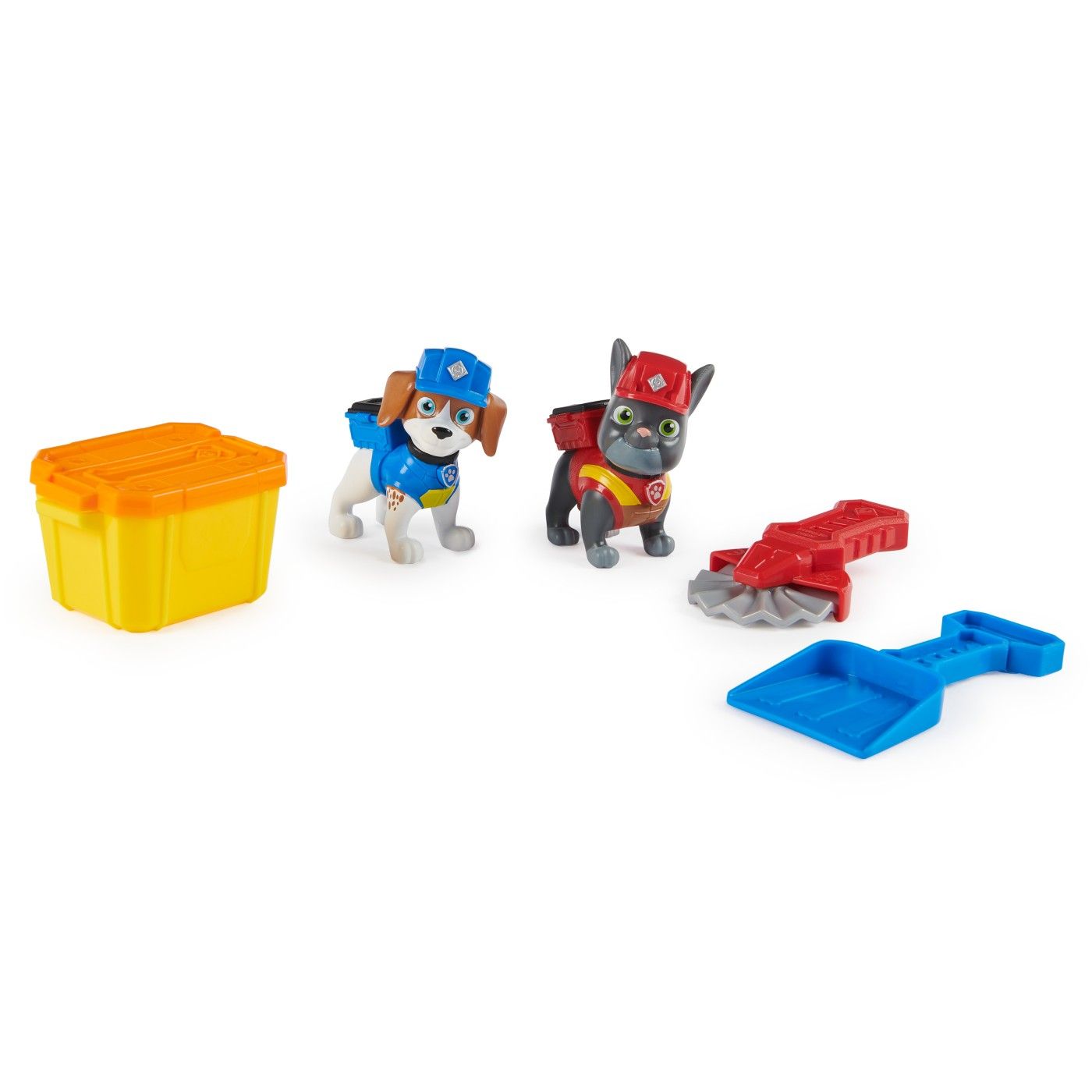 PATRULA CATELUSILOR ECHIPA RUBBLE SET 2 FIGURINE CHARGER SI WHEELER - imagine 3