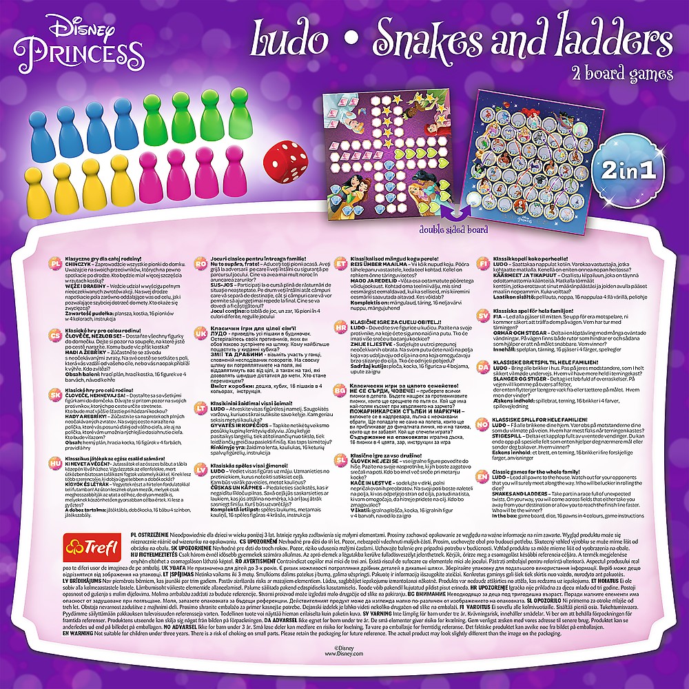 JOC DISNEY PRINCESS 2IN1 LUDO SI SERPISORI SCARI - imagine 3
