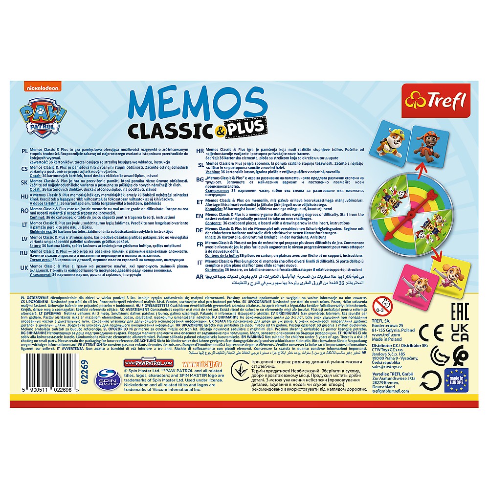 JOC MEMOS CLASSIC PLUS PATRULA CATELUSILOR - imagine 3