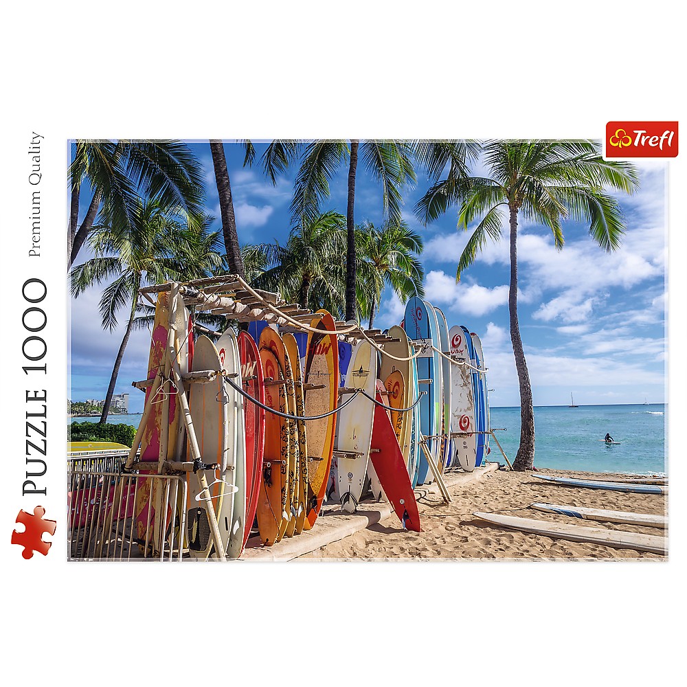 PUZZLE TREFL 1000 PLAJA WAIKIKI - imagine 3