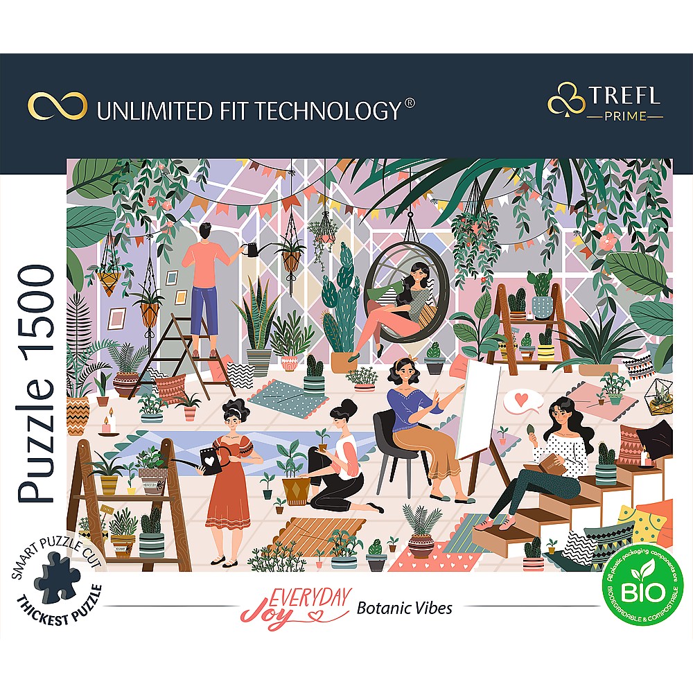PUZZLE TREFL UFT 1500 VIBE BOTANIC - imagine 3
